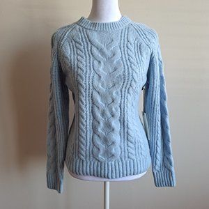 New Rachel Zoe Knitted Blue Sweater Size S